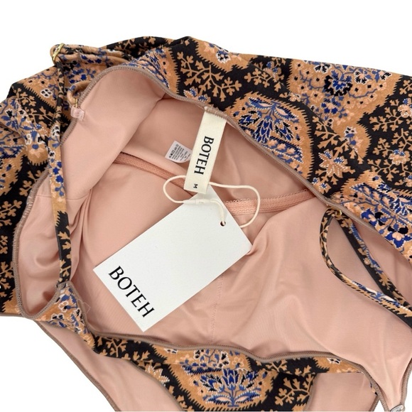Boteh NWT Tuckernuck Earthy Paisley Pietro Sunda One-Piece Swimsuit Bohemain - Picture 3 of 10